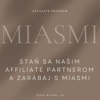 Staň sa 𝐌𝐢𝐚𝐒𝐦𝐢 𝐚𝐟𝐟𝐢𝐥𝐢𝐚𝐭𝐞 𝐩𝐚𝐫𝐭𝐧𝐞𝐫om. Zdieľaj to, čo miluješ — zarábaj tým, čo nosíš. Registrácia práve beží !