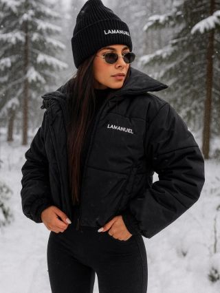 Zimná bunda ARCTIC v čiernej a zaujímavej hnedej farbe 🔥